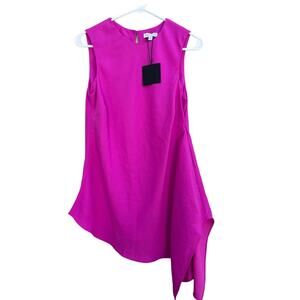 NEW Anna Cate Olivia Top Tunic Blouse Carolina Carmine Pink Women's Small